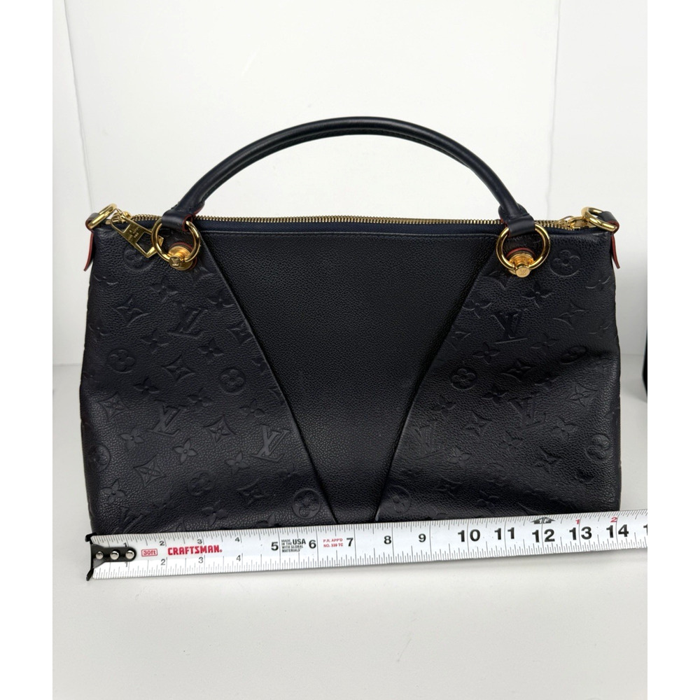 Louis Vuitton V Tote Shoulder Bag MM in LV Monogram Empreinte Leather 2019 S21 - Picture 16 of 16